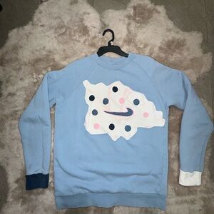 Custom re worked Nike Parra Polka dot  tie dye crew neck sweatshirt